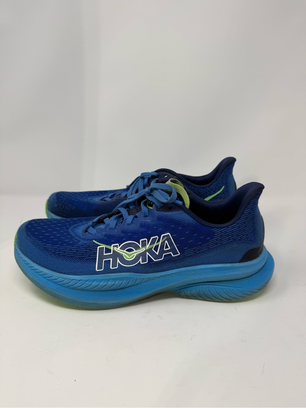 Hoka Men's Mach 6 Blue Size 9.5D (ALZQNP)